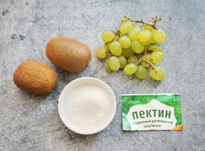 Конфитюр из киви и винограда